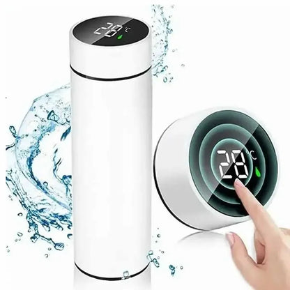 500Ml Thermos Bottle Smart Cup Digital with Temperature Display 304 Stainless Steel Thermos Bottle Long-lasting Heat